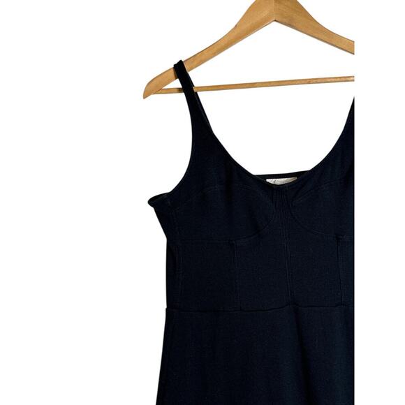 Universal Thread Women's Sleeveless Ribbed Knit Corset Mini Dress Size L Black - Picture 5 of 8